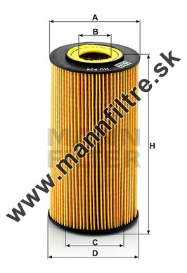 Olejový filter MANN FILTER HU 934 x