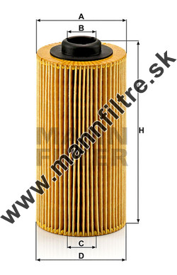 Olejový filter MANN FILTER HU 938/4 x