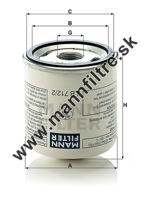 Separátor oleja MANN FILTER LB 712/2