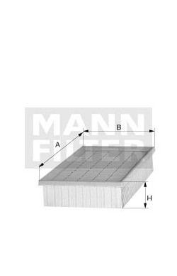 Vzduchový filter MANN FILTER C 2485