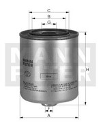 Palivový filter MANN FILTER WK 815/2 x