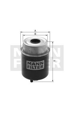 Palivový filter MANN FILTER WK 8122