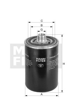 Filter automatickej prevodovky MANN FILTER W 1387