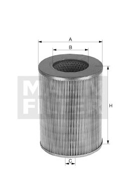 Vzduchový filter MANN FILTER C 1014