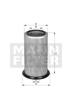 Vzduchový filter MANN FILTER C 19 280
