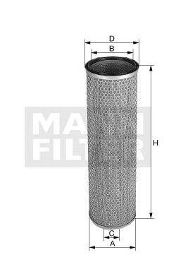 Poistný filter MANN FILTER CF 22 269