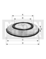 Vzduchový filter MANN FILTER C 2722