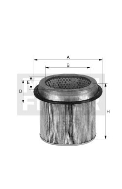 Vzduchový filter MANN FILTER C 1833/1