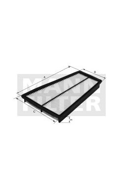 Vzduchový filter MANN FILTER C 3032/3