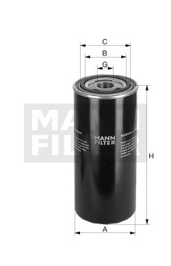 Filter hydrauliky MANN FILTER WD 13 145/14