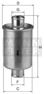 Filter hydrauliky MANN FILTER W 74