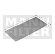 Kabínový filter MANN FILTER CU 155 0037-10