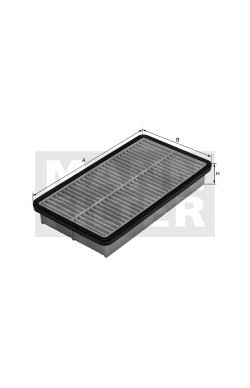 Vzduchový filter MANN FILTER C 2334/1