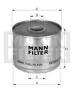 Palivový filter MANN FILTER P 935/2 x