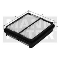 Vzduchový filter MANN FILTER C 3146
