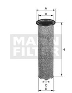 Poistný filter MANN FILTER CF 940/1
