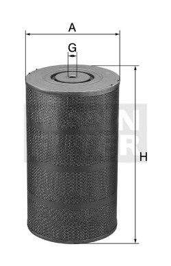 Filter hydrauliky MANN FILTER H 31 1680
