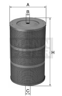 EDM filter MANN FILTER H 34 2240/40 KIT