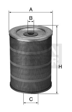 EDM filter MANN FILTER H 34 1158/40