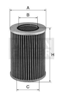 Filter hydrauliky MANN FILTER HD 1258/2
