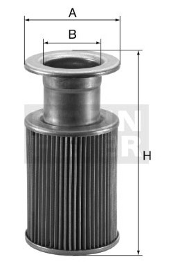 Filter hydrauliky MANN FILTER HD 76