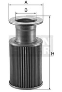 Filter hydrauliky MANN FILTER HD 76