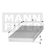 Kabínový filter MANN FILTER CUK 2550