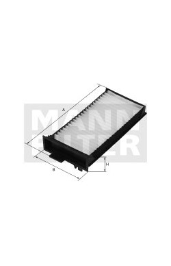Kabínový filter MANN FILTER CU 2542-2
