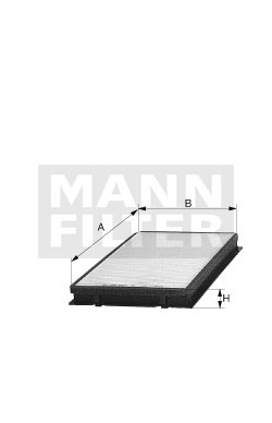 Kabínový filter MANN FILTER CU 54 192
