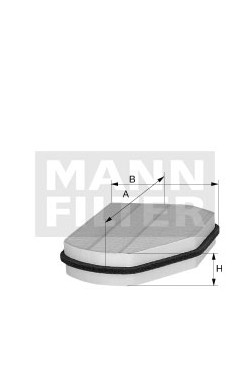 Kabínový filter MANN FILTER CUK 4245