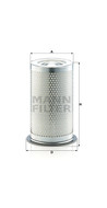 Separátor oleja MANN FILTER LE 8003 x