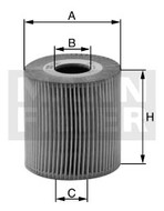 Olejový filter MANN FILTER HU 1077 x