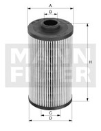 Palivový filter MANN FILTER PU 10 026 x