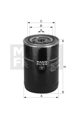 Olejový filter MANN FILTER W 818/84
