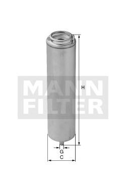 Palivový filter MANN FILTER WK 519