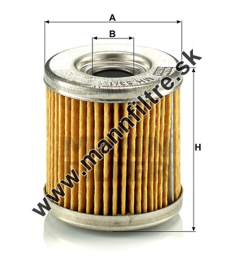 Olejový filter MANN FILTER MH 53/1