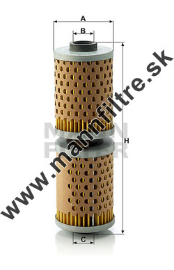 Olejový filter MANN FILTER MH 57