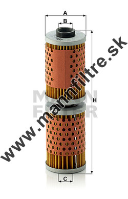 Olejový filter MANN FILTER MH 58 x
