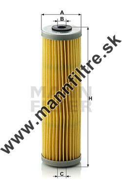 Palivový filter MANN FILTER P 46/1