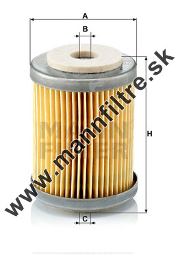 Palivový filter MANN FILTER P 609