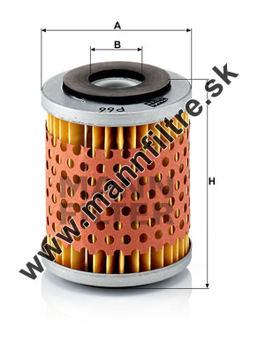 Palivový filter MANN FILTER P 66 x