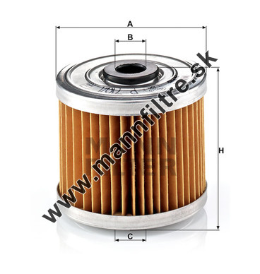 Palivový filter MANN FILTER P 710/1