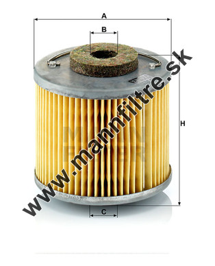 Palivový filter MANN FILTER P 715