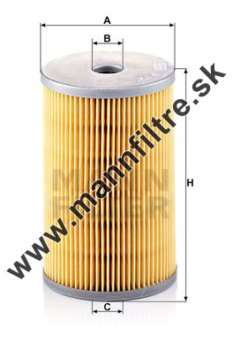 Palivový filter MANN FILTER P 725 x