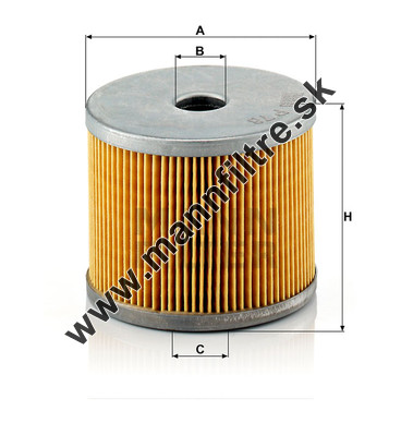 Palivový filter MANN FILTER P 78 x