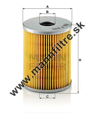 Palivový filter MANN FILTER P 810 x