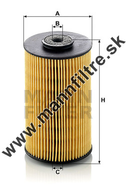 Palivový filter MANN FILTER P 811