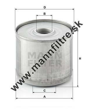 Palivový filter MANN FILTER P 917/1 x