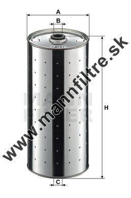 Olejový filter MANN FILTER PF 1025
