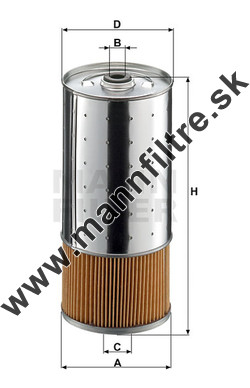 Olejový filter MANN FILTER PF 1055/1 n